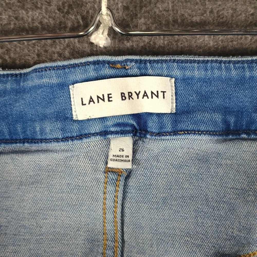 Lane Bryant Jeans Women 26 Flex Magic‎ Waistband High Rise Girlfriend Straight